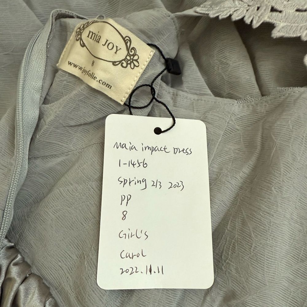 JOYFOLIE | Maia Impact in Grey Mia Joy Joy Folie Children’s gown size 8 - Picture 11 of 11